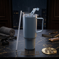 Tumbler 1800ml - Insulated Travel Mug with Handle & Straw