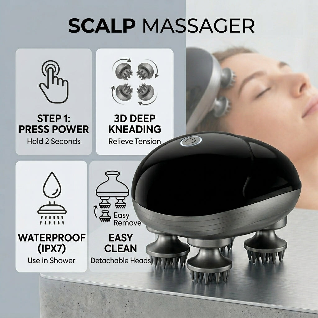 Smart Electric Scalp Massager (1 Pc)