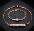 Rose Gold Plated Stone Bracelets