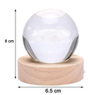 3D Astronomy Night Lamp Crystal Ball lamps With Base (1 Pc)