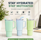 Toony Tumbler 1800ml - Insulated Travel Mug with Handle & Straw