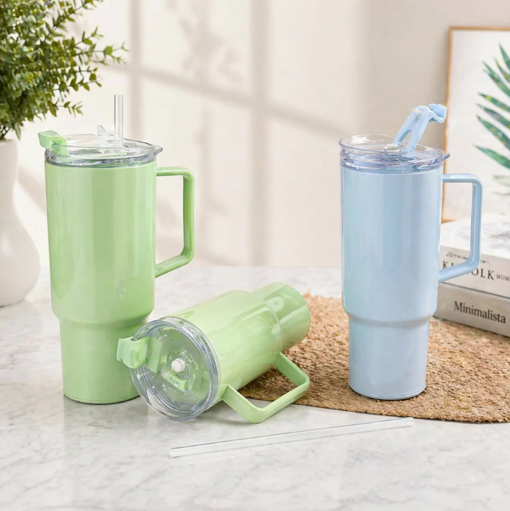 Toony Tumbler 1800ml - Insulated Travel Mug with Handle & Straw